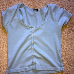 BRANDY MILLVILLE BUTTON DOWN TOP- Rare color not on website good condition